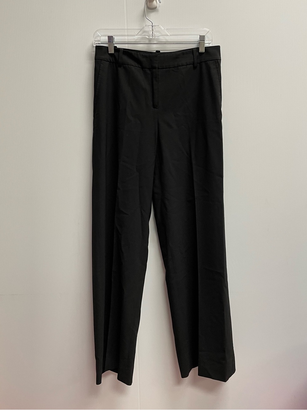 LAFAYETTE 148 NEW YORK WOMENS BLACK HIGH WAIST TROUSERS SZ 6